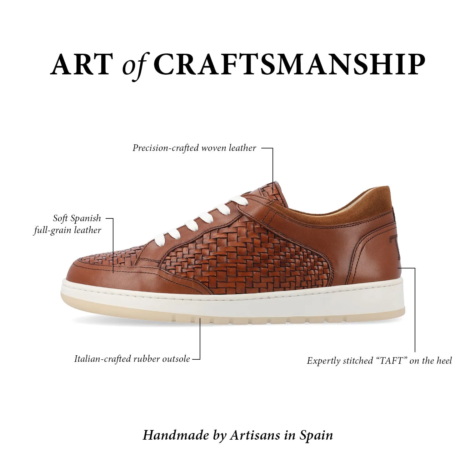 The Rapido Low Sneaker in Brown Woven (Last Chance, Final Sale)