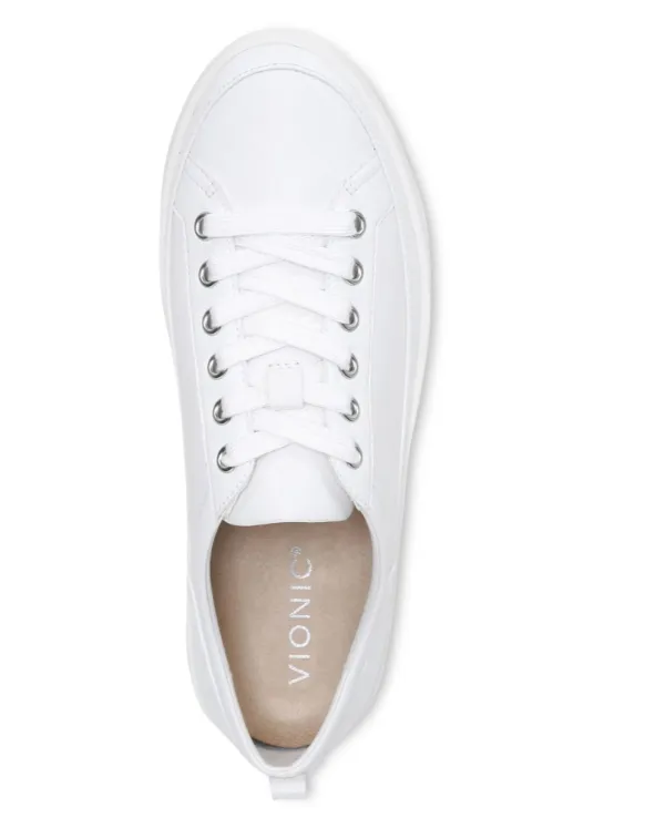 Vionic Women's Winny Sneaker White Leather