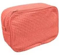 Waffle Weave Cosmetic Bag