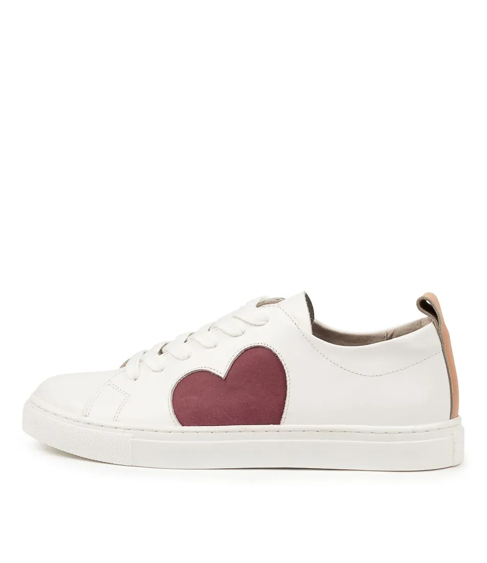 WALNUT Heart Sneaker Plum