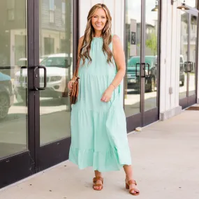 Weekend Wardrobe Maxi Dress, Mint