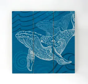 Whale One Color Wall Art