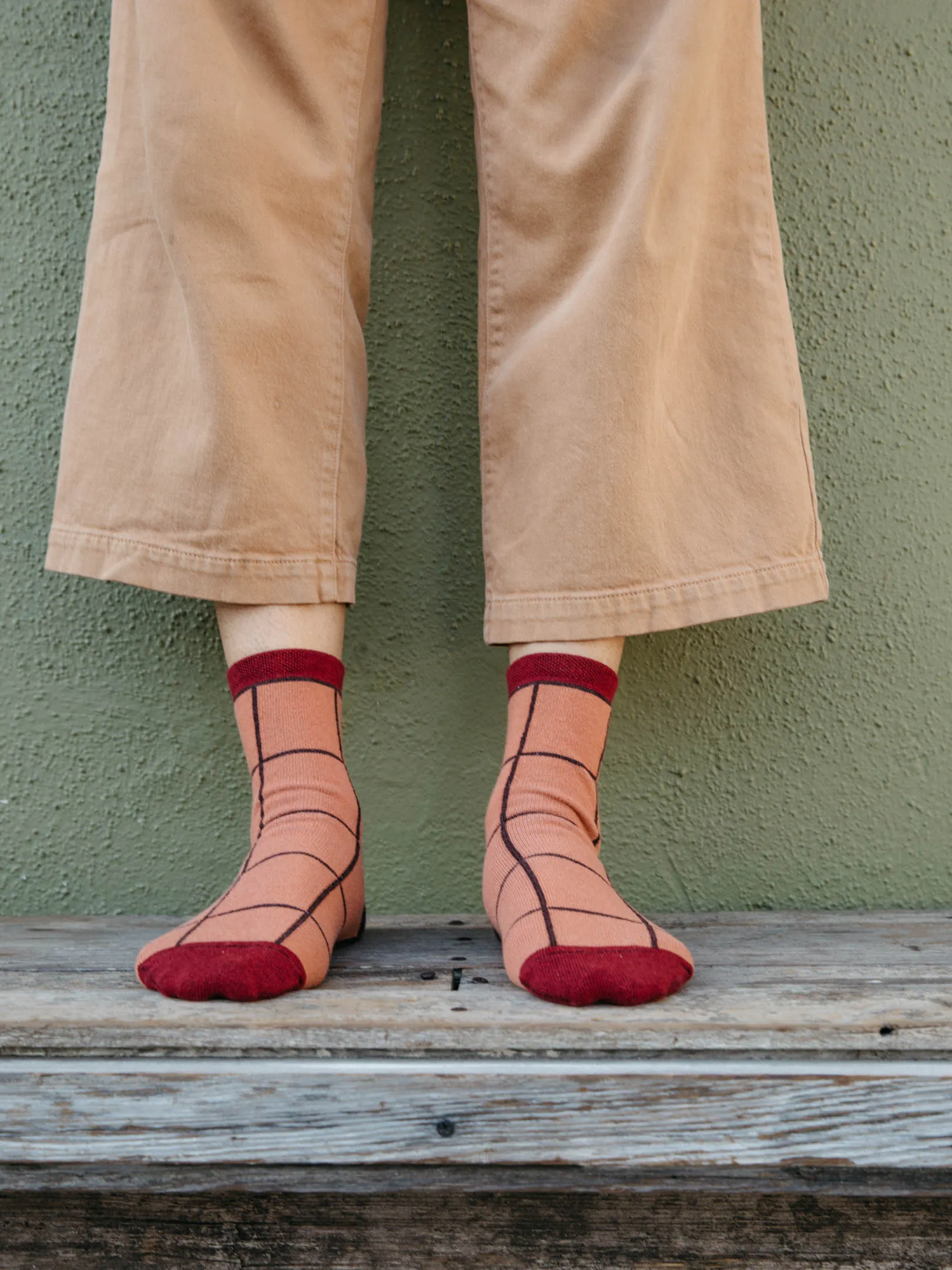 Windowpane Sock