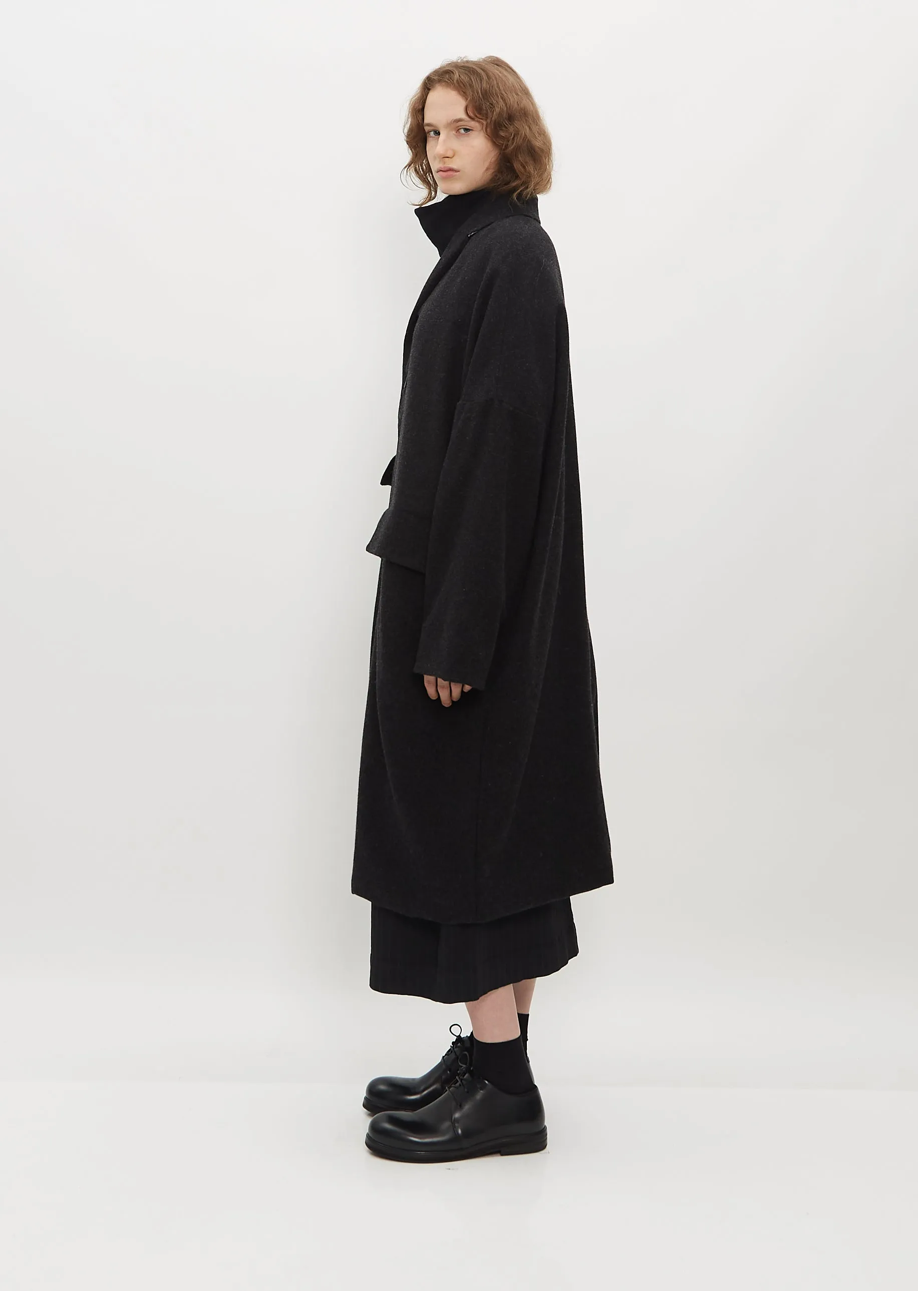 Wool and Cashmere Loose Coat